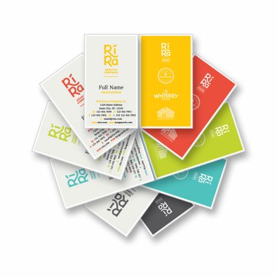Rí Rá Business Card, Corporate Cards, rotating colors, product thumbnail