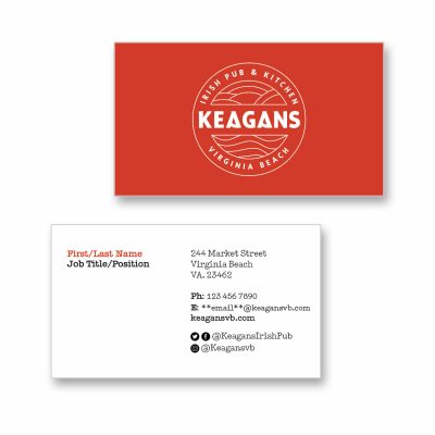 Keagans Business Card, product thumbnail