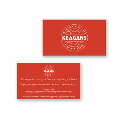 Keagans New Hire Business Cards, product thumbnail