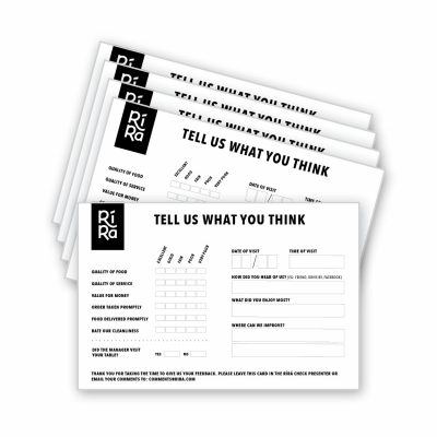 Rí Rá Comment Cards (Black & White), product thumbnail