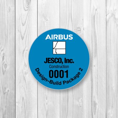 JESCO Construction, 2 Inch Circle Sticker, product thumbnail