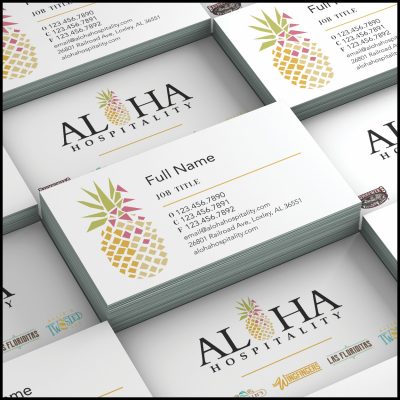 Aloha Hospitality, Corporate Business Card