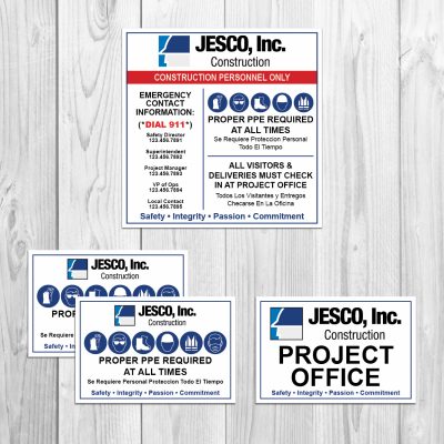 JESCO Construction, Signage Starter Kit, product thumbnail