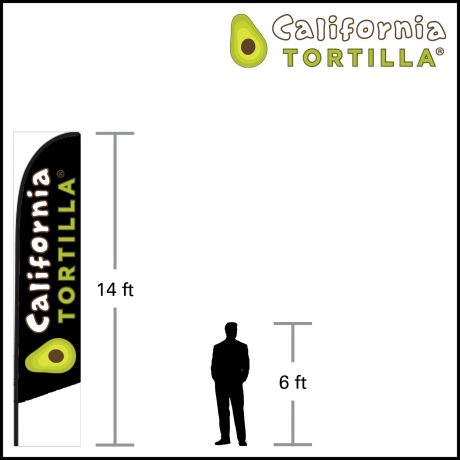 Thumb Template Feather Flags – Angled L