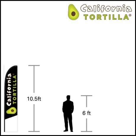Thumb Template Feather Flags – Angled M