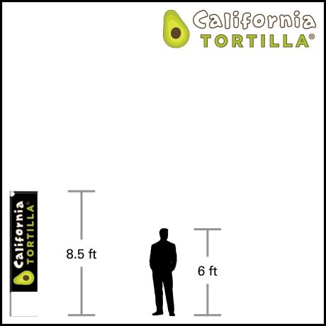 Thumb Template Feather Flags – Rectangle S