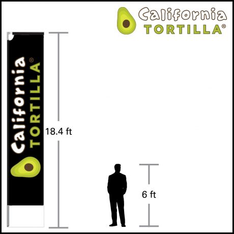 Thumb Template Feather Flags – Rectangle XL