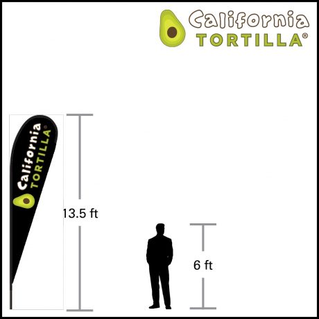 Thumb Template Feather Flags – Tear Drop XL